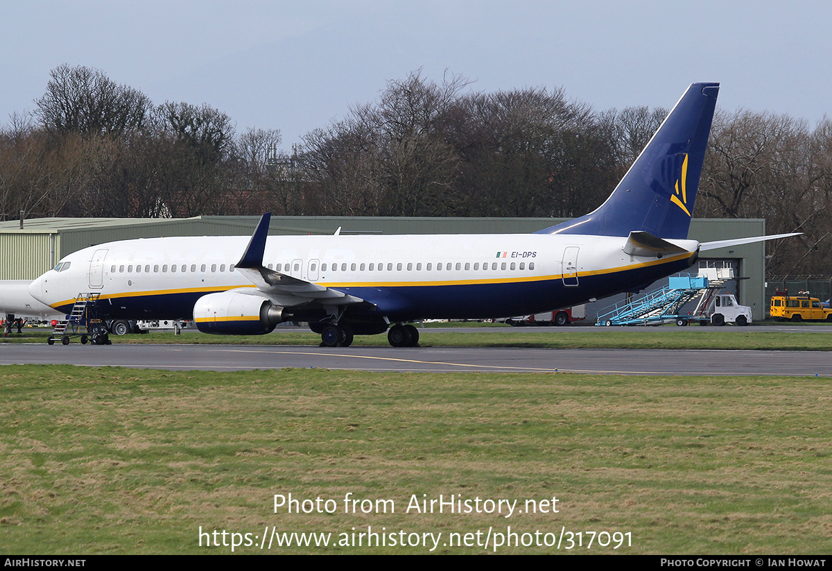 Aircraft Photo of EI-DPS | Boeing 737-8AS | Ryanair | AirHistory.net #317091