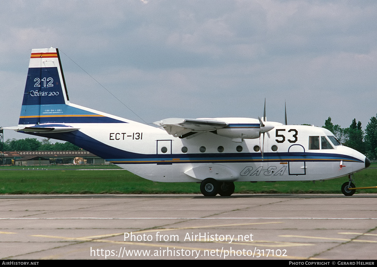 Aircraft Photo of ECT-131 | CASA C-212-200 Aviocar | CASA - Construcciones Aeronáuticas | AirHistory.net #317102