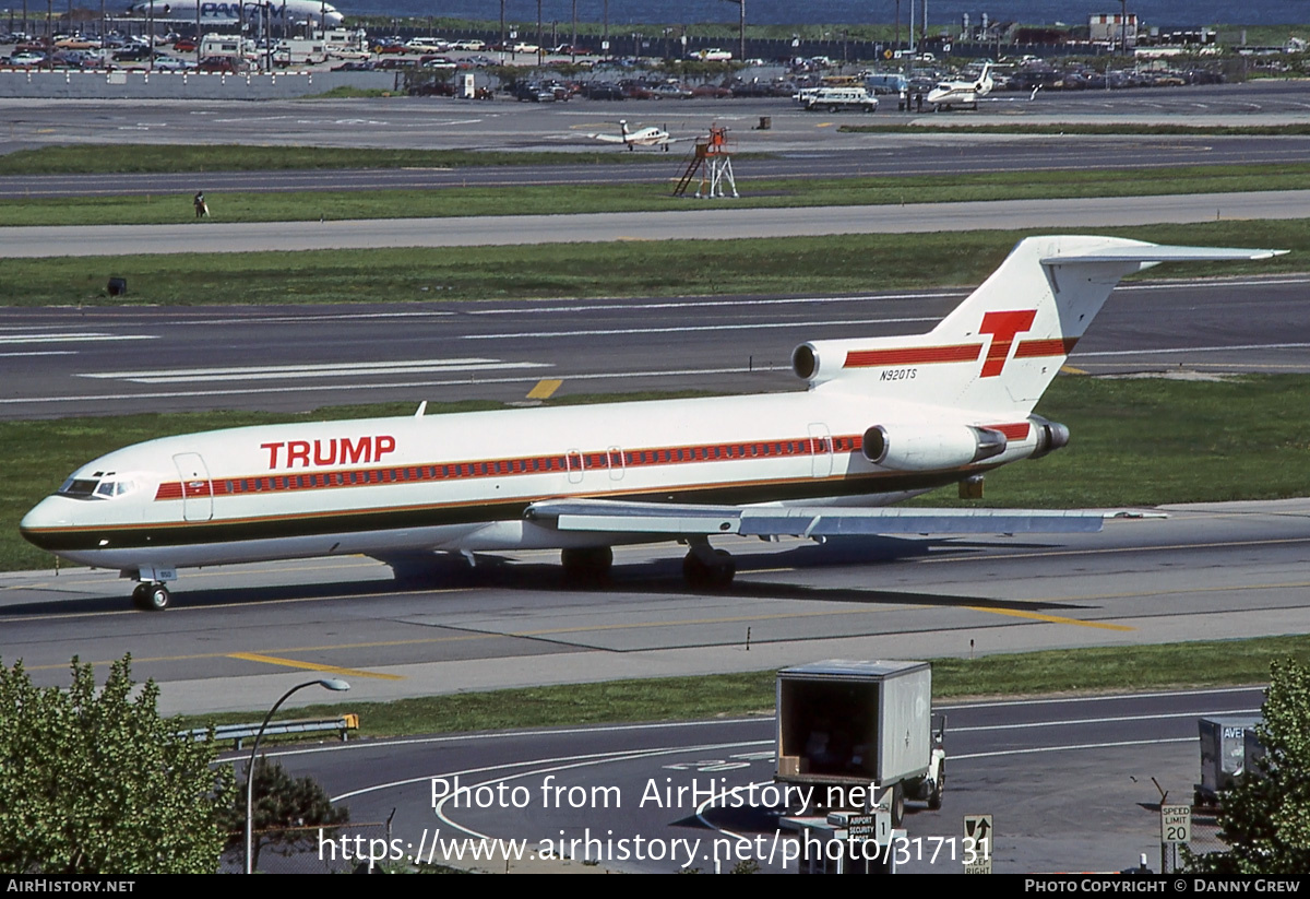 Aircraft Photo of N920TS | Boeing 727-225 | Trump Shuttle | AirHistory.net #317131