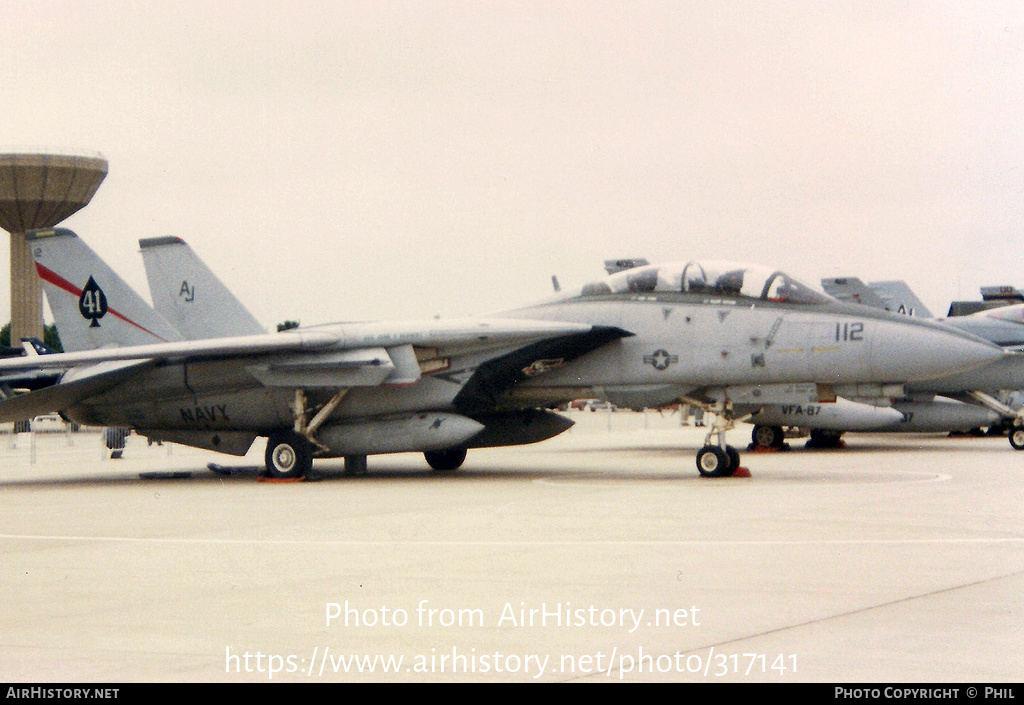 Aircraft Photo of 160926 | Grumman F-14A Tomcat | USA - Navy | AirHistory.net #317141