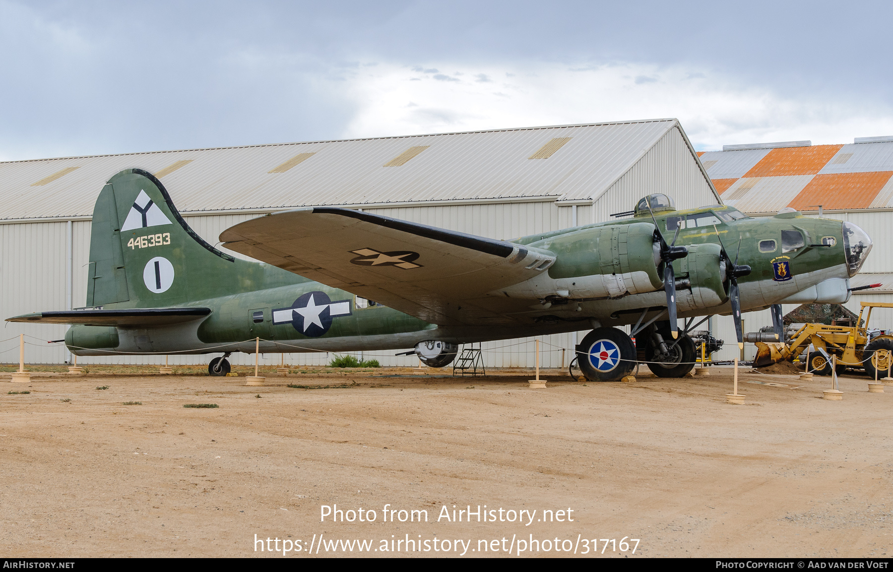 Aircraft Photo of 44-6393 / 446393 | Boeing B-17G Flying Fortress | USA - Air Force | AirHistory.net #317167