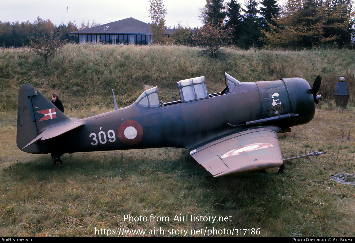 Aircraft Photo of 31-309 | North American AT-16 Harvard IIB | Denmark - Air Force | AirHistory.net #317186