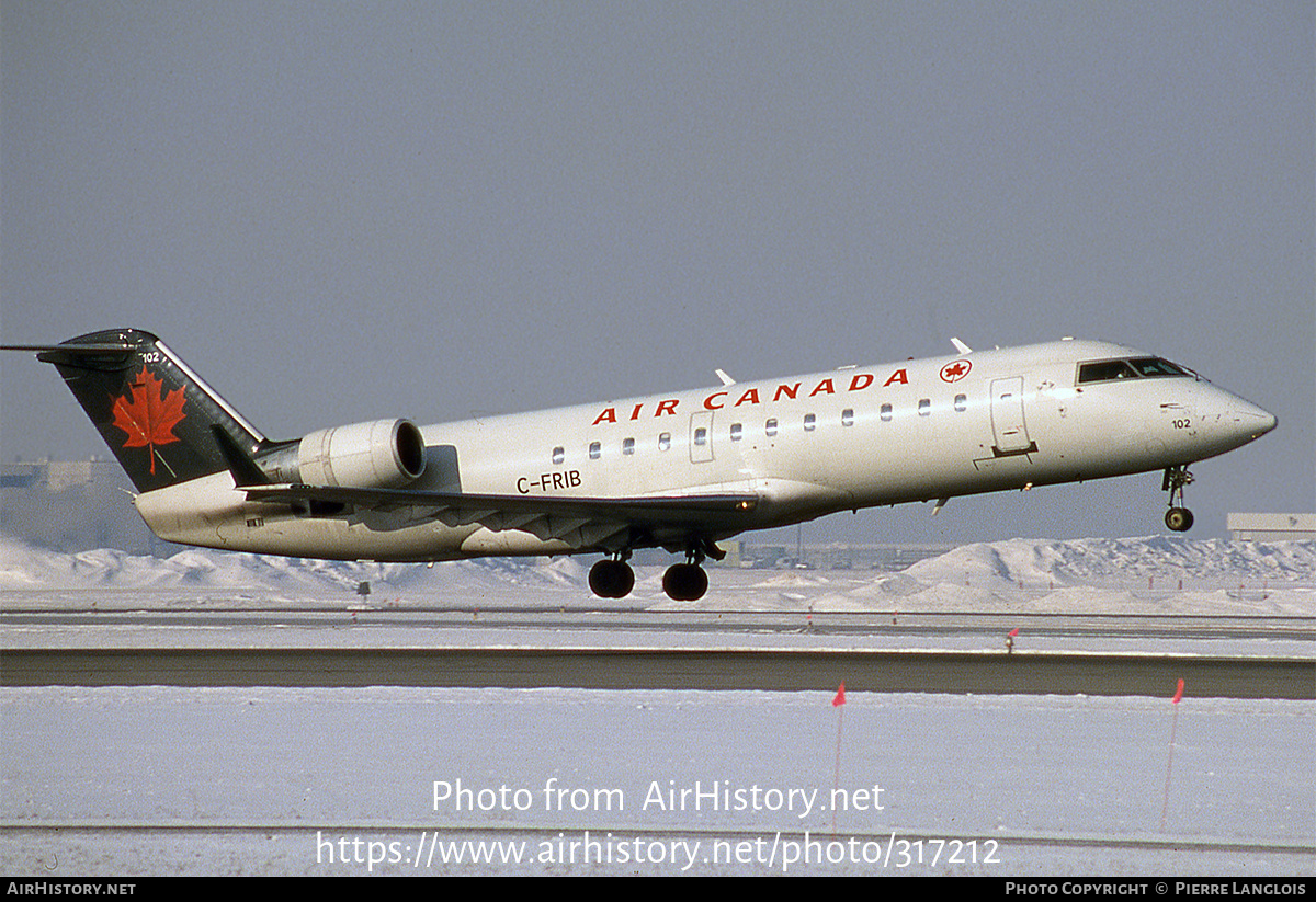 Aircraft Photo of C-FRIB | Canadair CRJ-100ER (CL-600-2B19) | Air Canada | AirHistory.net #317212