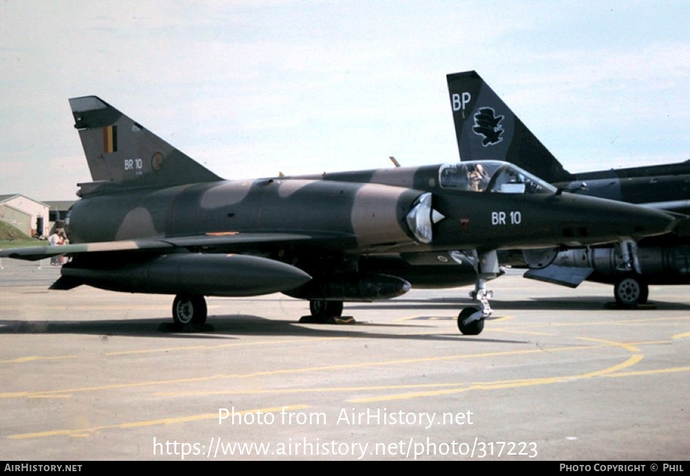 Aircraft Photo of BR-10 | Dassault Mirage 5BR | Belgium - Air Force | AirHistory.net #317223