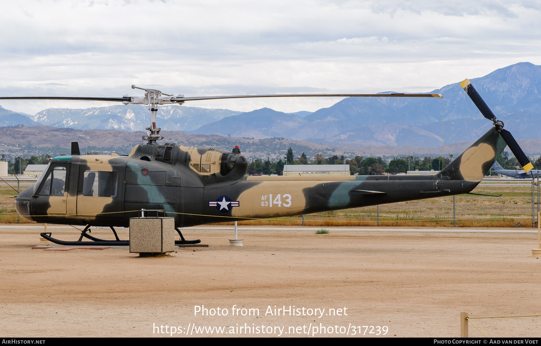 Aircraft Photo of 63-13143 / AF63-143 | Bell UH-1F Iroquois | USA - Air Force | AirHistory.net #317239