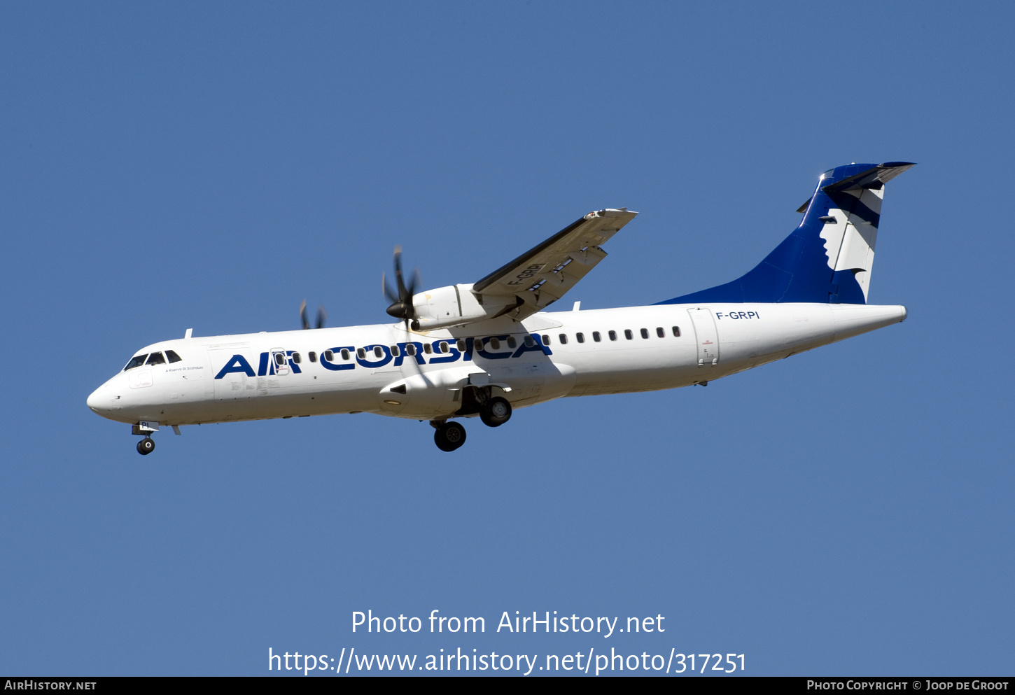 Aircraft Photo of F-GRPI | ATR ATR-72-500 (ATR-72-212A) | Air Corsica | AirHistory.net #317251