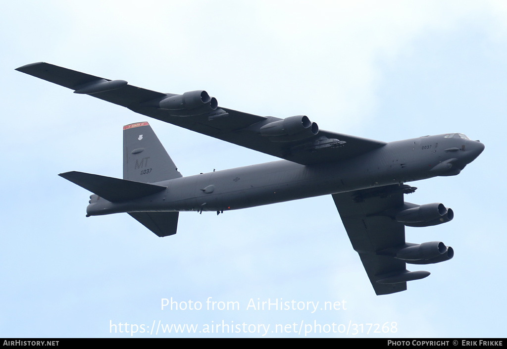 Aircraft Photo of 60-0037 | Boeing B-52H Stratofortress | USA - Air Force | AirHistory.net #317268