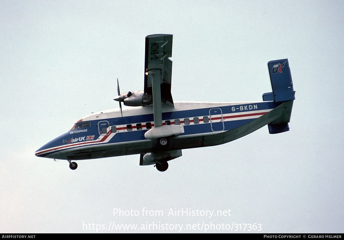 Aircraft Photo of G-BKDN | Short 330-200 | Air UK | AirHistory.net #317363