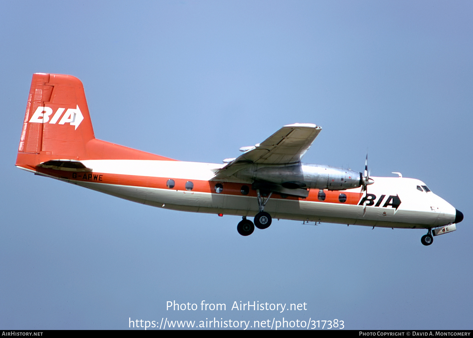 Aircraft Photo of G-APWE | Handley Page HPR-7 Herald 201 | British Island Airways - BIA | AirHistory.net #317383