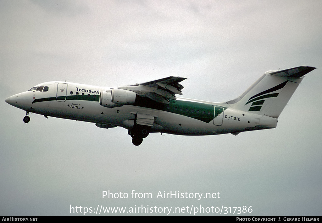 Aircraft Photo of G-TBIC | British Aerospace BAe-146-200A | Transavia | AirHistory.net #317386