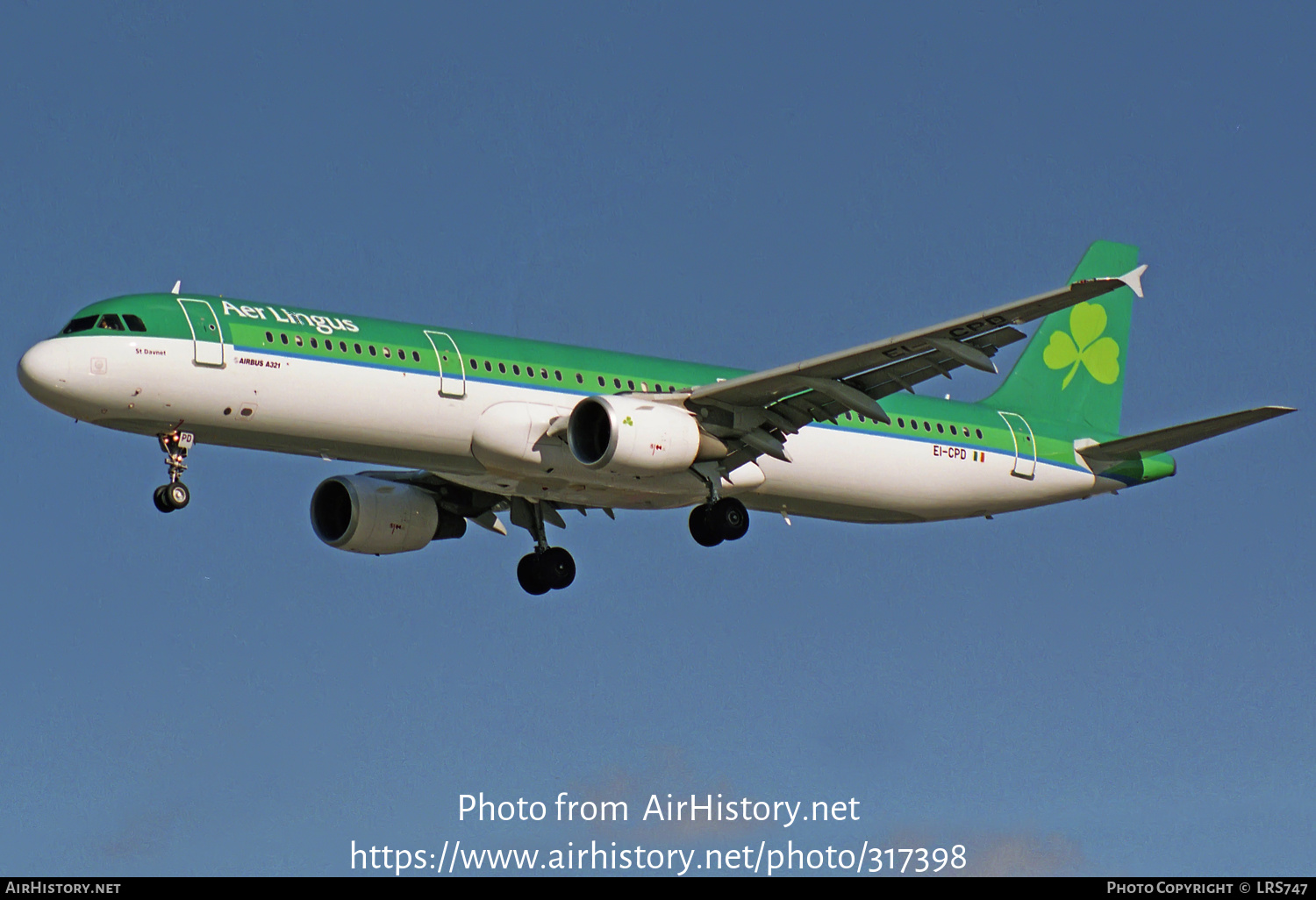 Aircraft Photo of EI-CPD | Airbus A321-211 | Aer Lingus | AirHistory.net #317398