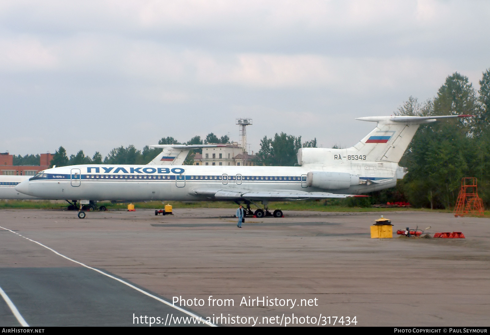 Aircraft Photo of RA-85343 | Tupolev Tu-154B-2 | Pulkovo Airlines | AirHistory.net #317434