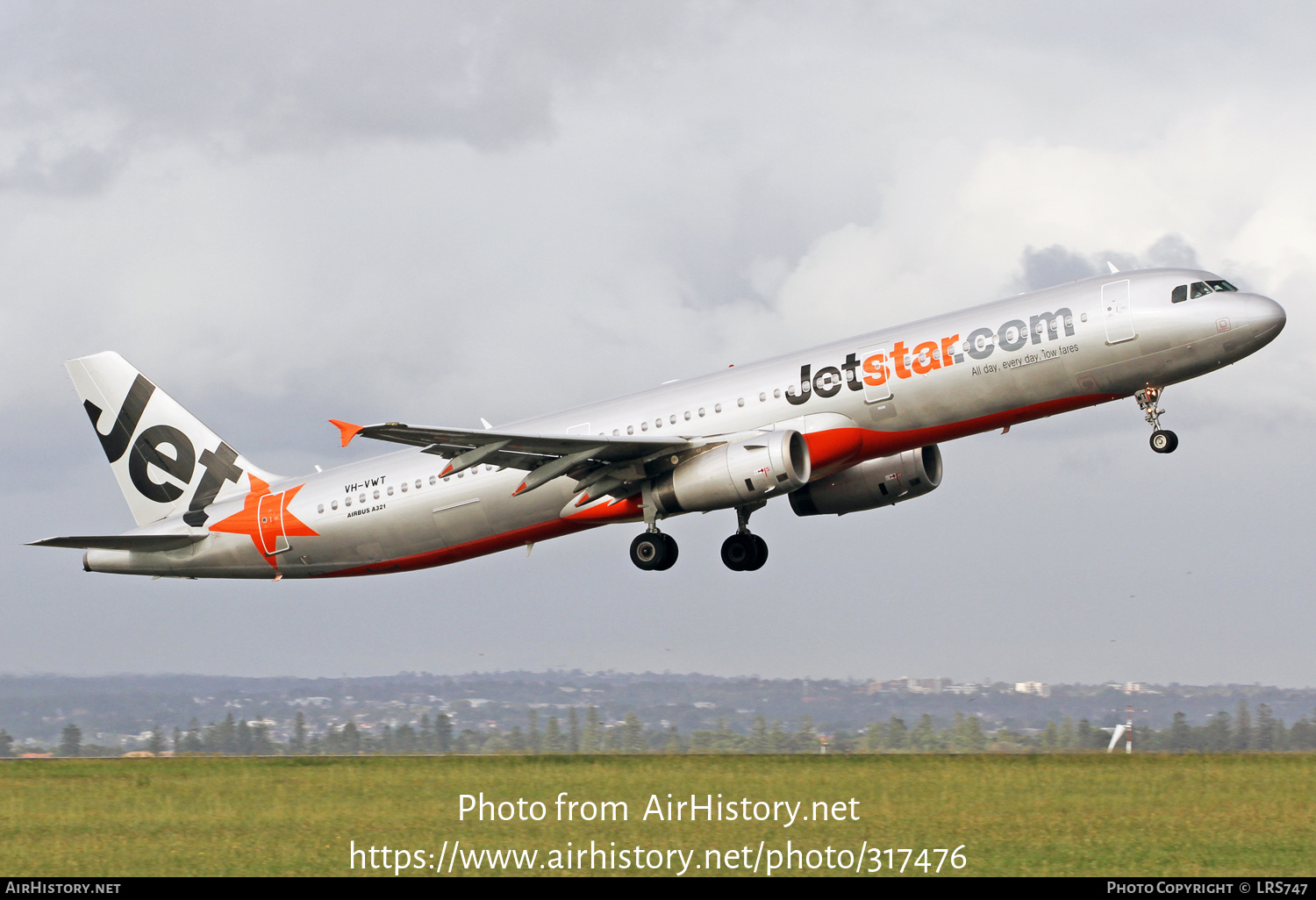 Aircraft Photo of VH-VWT | Airbus A321-231 | Jetstar Airways | AirHistory.net #317476