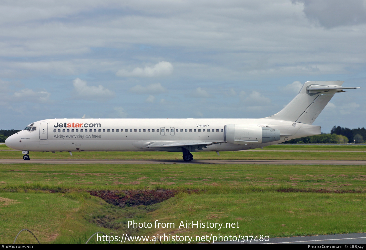 Aircraft Photo of VH-IMP | Boeing 717-2K9 | Jetstar Airways | AirHistory.net #317480