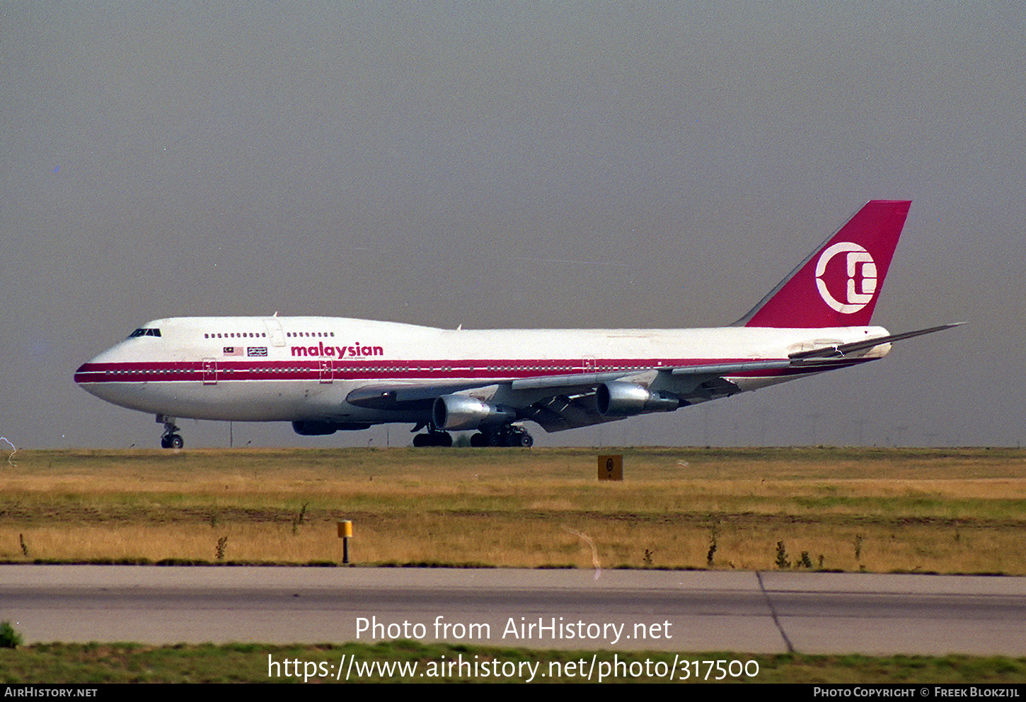 Aircraft Photo of 9M-MHK | Boeing 747-3H6M | Malaysian Airline System - MAS | AirHistory.net #317500