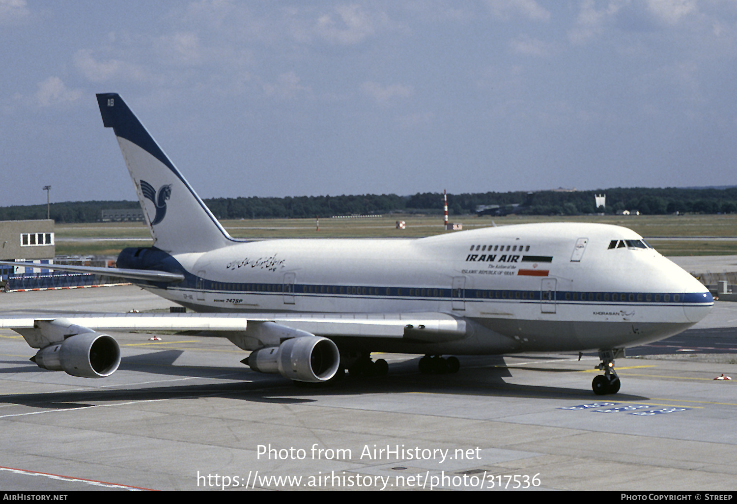 Aircraft Photo of EP-IAB | Boeing 747SP-86 | Iran Air | AirHistory.net #317536