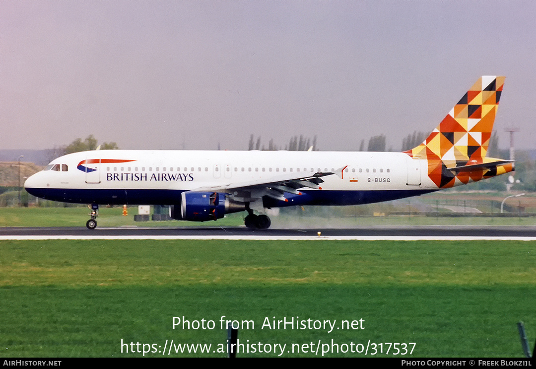 Aircraft Photo of G-BUSG | Airbus A320-211 | British Airways | AirHistory.net #317537