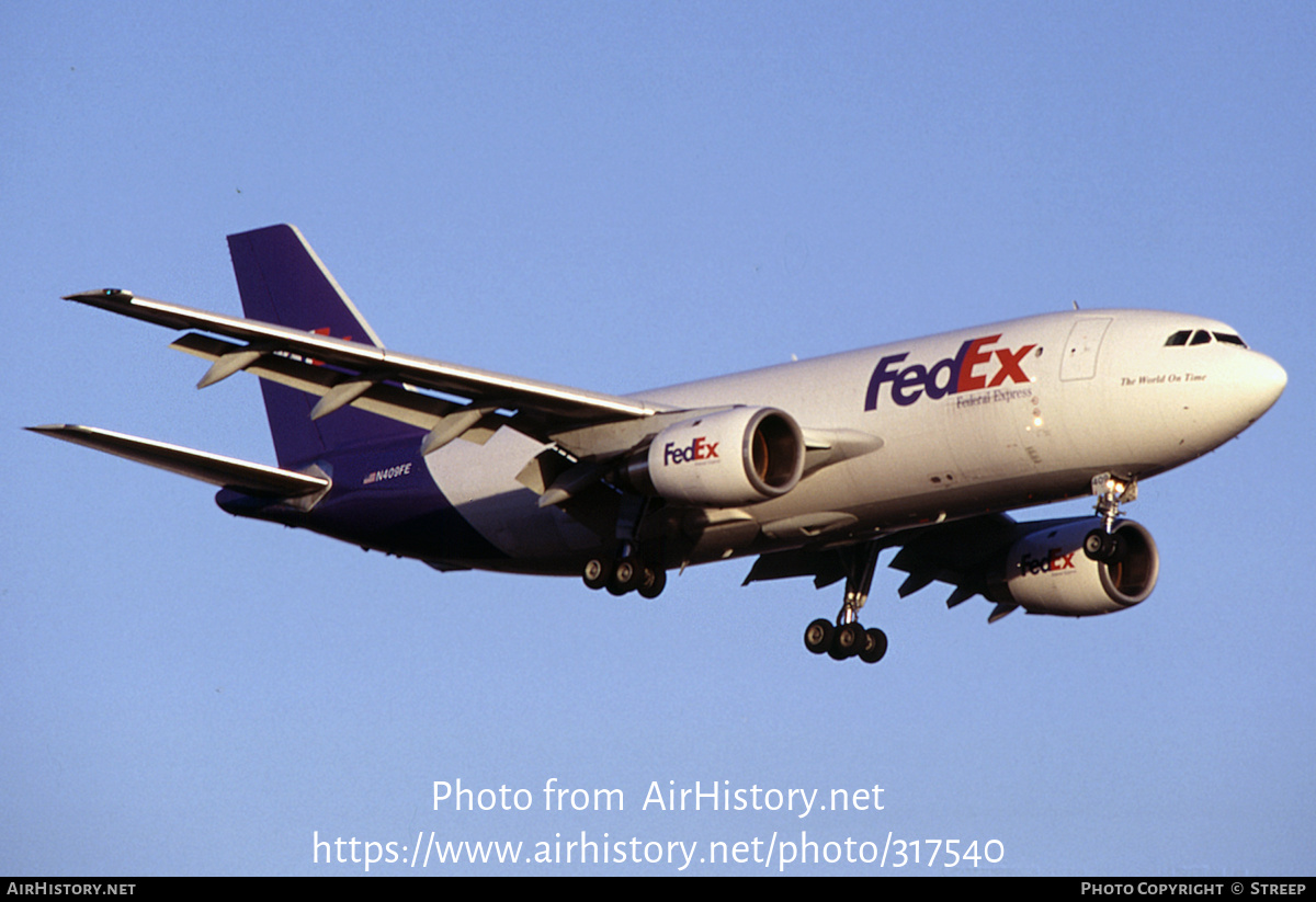 Aircraft Photo of N409FE | Airbus A310-203/F | Fedex - Federal Express | AirHistory.net #317540