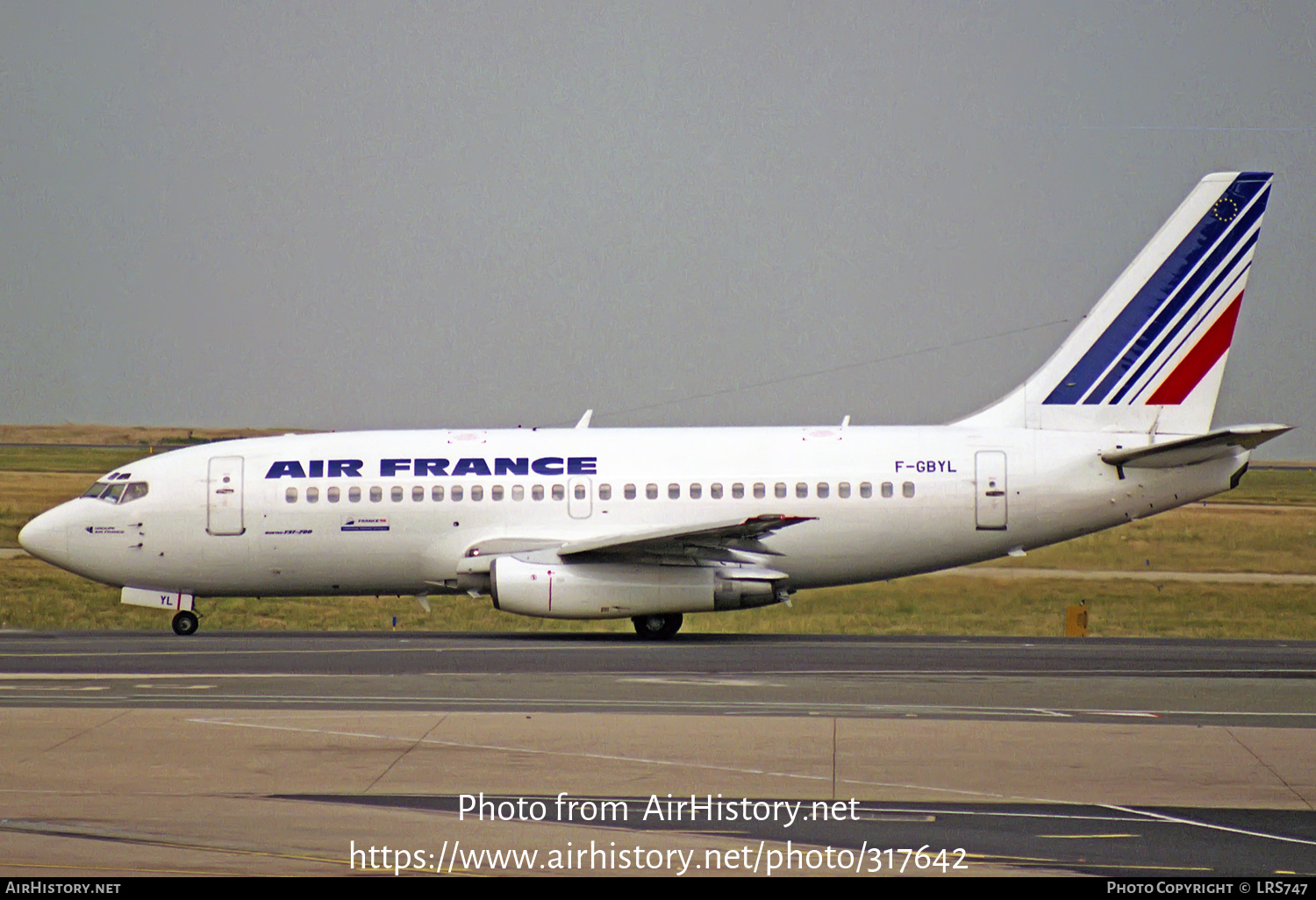 Aircraft Photo of F-GBYL | Boeing 737-228/Adv | Air France | AirHistory.net #317642