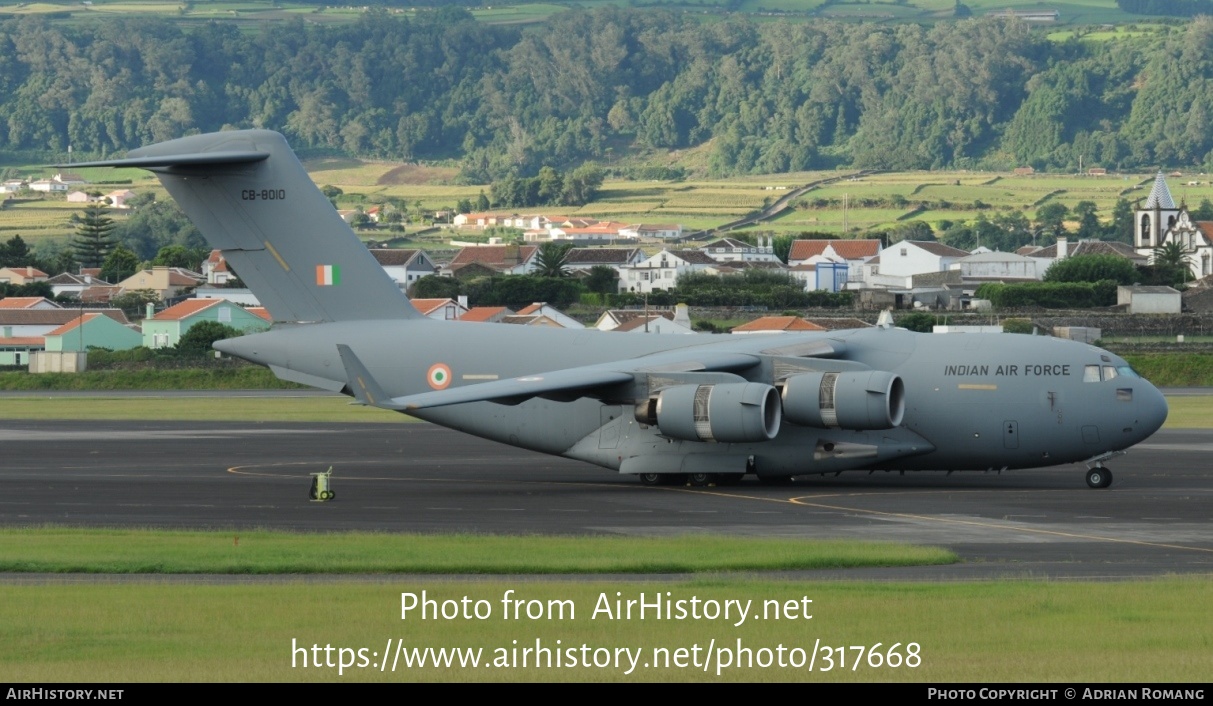 Aircraft Photo of CB-8010 | Boeing C-17A Globemaster III | India - Air Force | AirHistory.net #317668