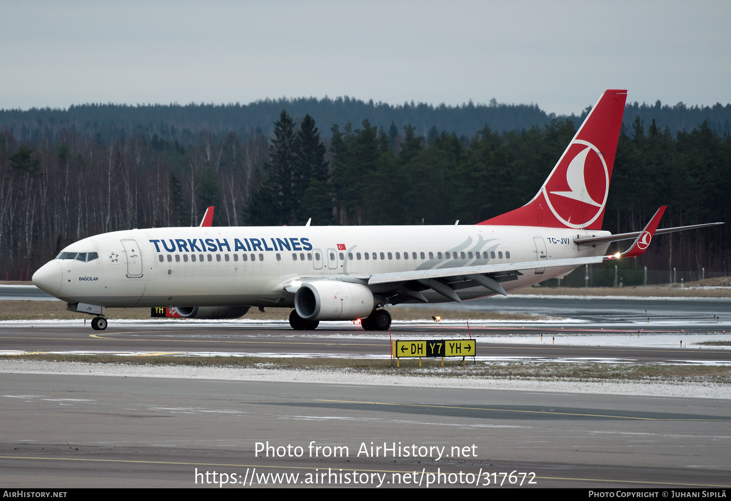 Aircraft Photo of TC-JVI | Boeing 737-8F2 | Turkish Airlines | AirHistory.net #317672