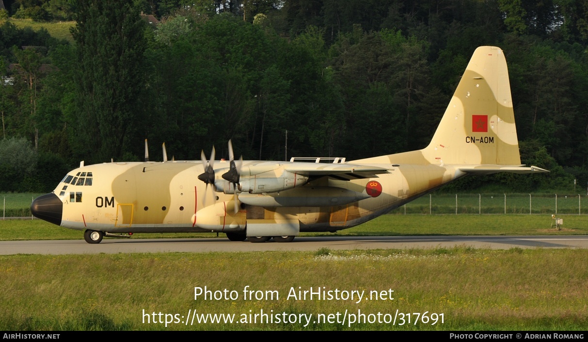 Aircraft Photo of CN-AOM | Lockheed C-130H Hercules | Morocco - Air Force | AirHistory.net #317691