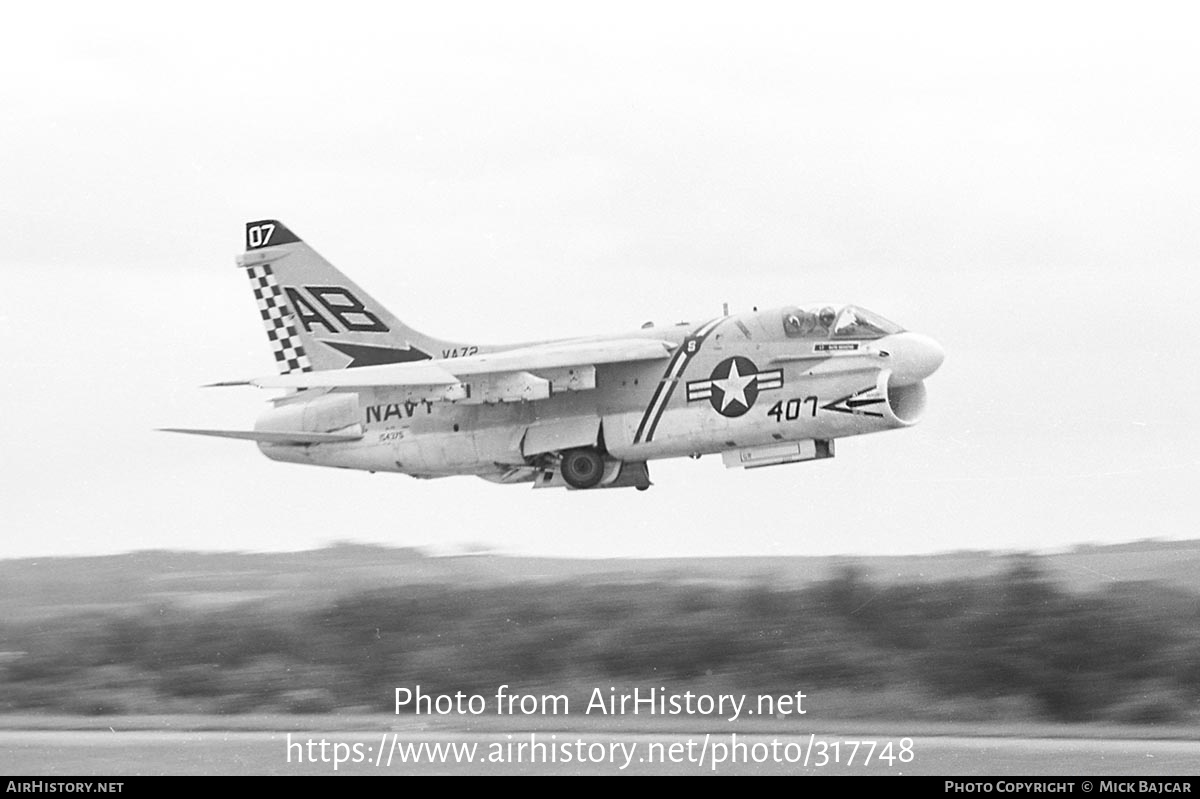 Aircraft Photo of 154375 | LTV A-7B Corsair II | USA - Navy | AirHistory.net #317748