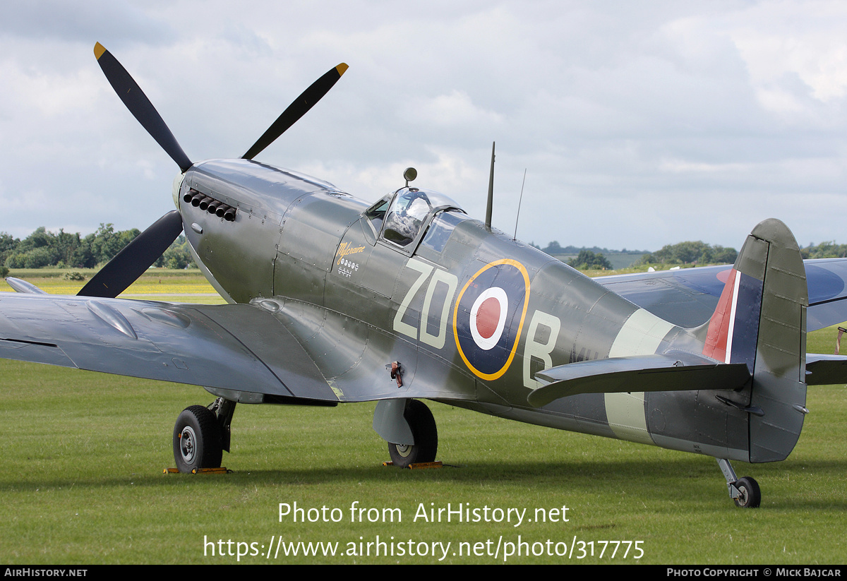 Aircraft Photo of G-ASJV / MH434 | Supermarine 361 Spitfire LF9B | UK - Air Force | AirHistory.net #317775