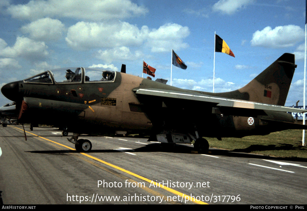 Aircraft Photo of 5546 | LTV TA-7P Corsair II | Portugal - Air Force | AirHistory.net #317796