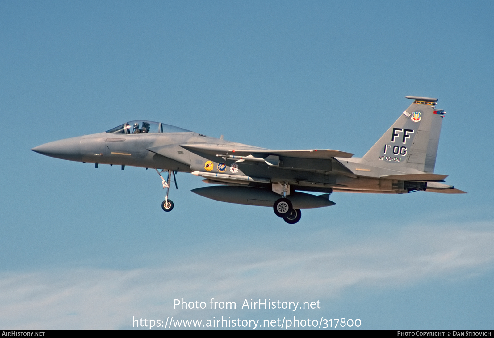 Aircraft Photo of 83-0041 / AF83-041 | McDonnell Douglas F-15C Eagle | USA - Air Force | AirHistory.net #317800