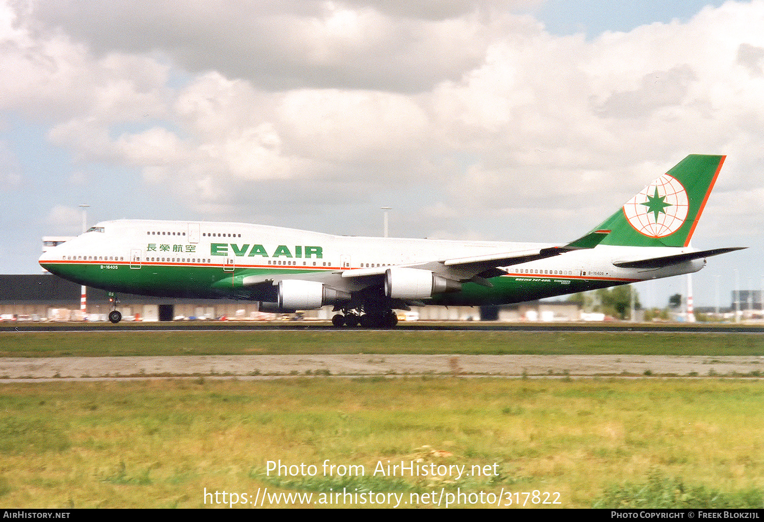 Aircraft Photo of B-16405 | Boeing 747-45EM | EVA Air | AirHistory.net #317822