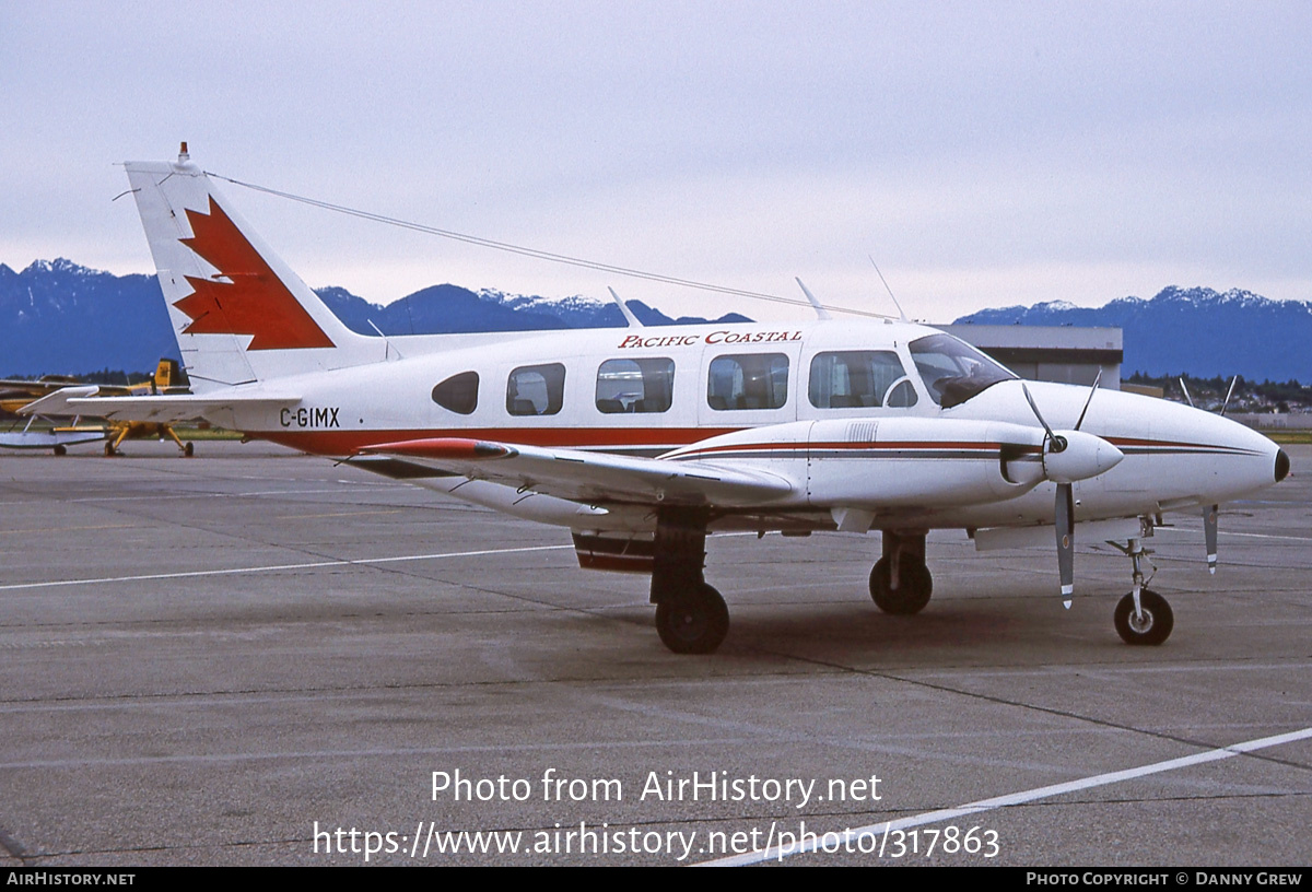 Aircraft Photo of C-GIMX | Piper PA-31-310 Navajo | Pacific Coastal Airlines | AirHistory.net #317863