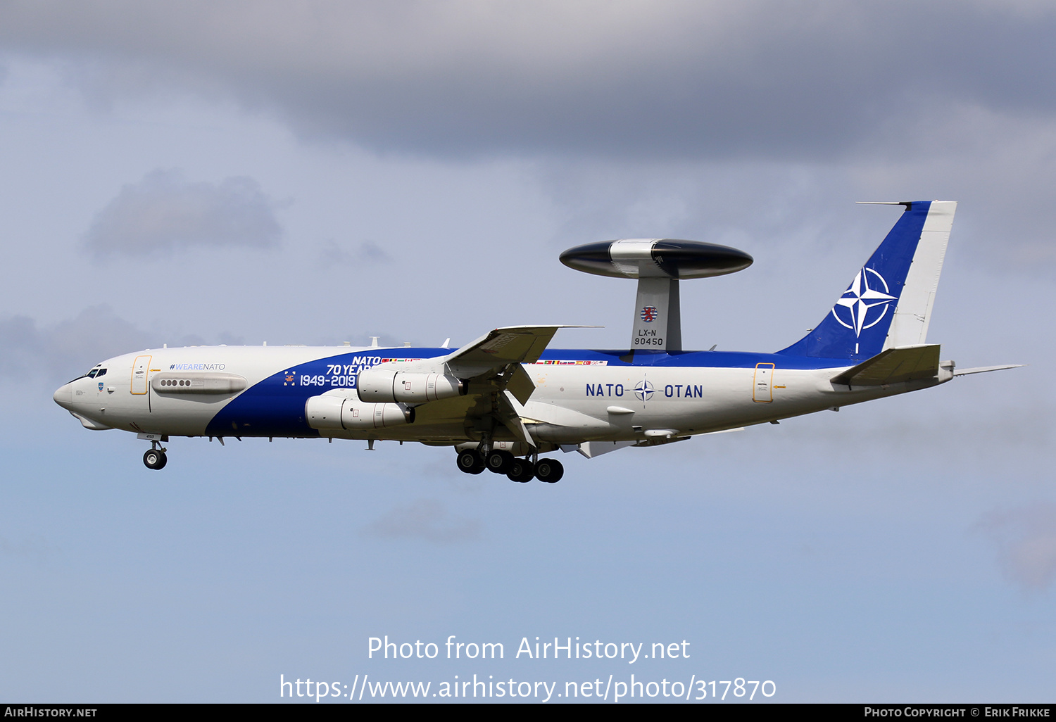 Aircraft Photo of LX-N90450 | Boeing E-3A Sentry | Luxembourg - NATO | AirHistory.net #317870