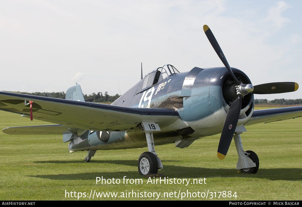 Aircraft Photo of G-BTCC / 40467 | Grumman F6F-5K Hellcat | USA - Navy | AirHistory.net #317884