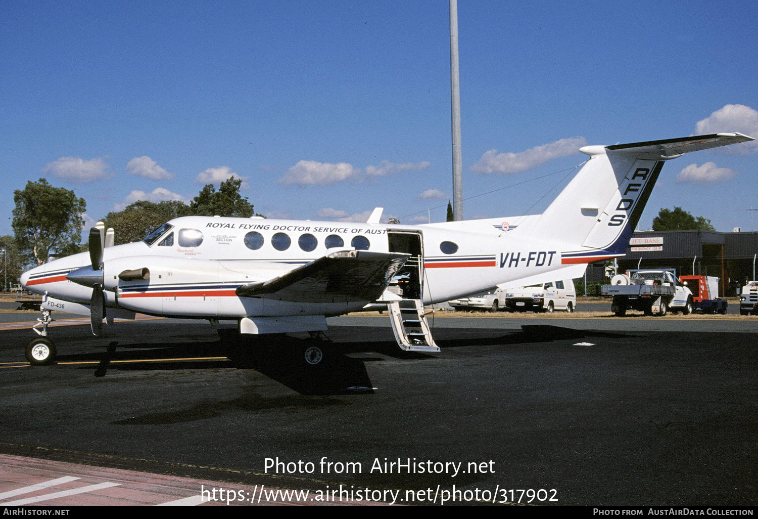 Aircraft Photo of VH-FDT | Hawker Beechcraft B200 King Air | Royal Flying Doctor Service - RFDS | AirHistory.net #317902