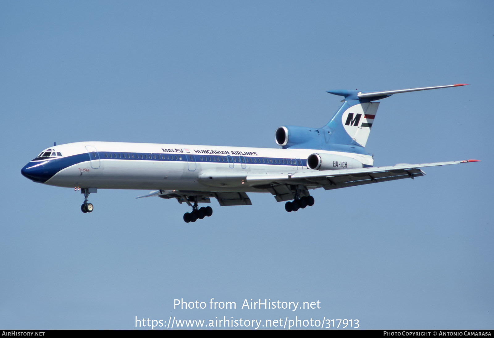 Aircraft Photo of HA-LCH | Tupolev Tu-154B | Malév - Hungarian Airlines | AirHistory.net #317913