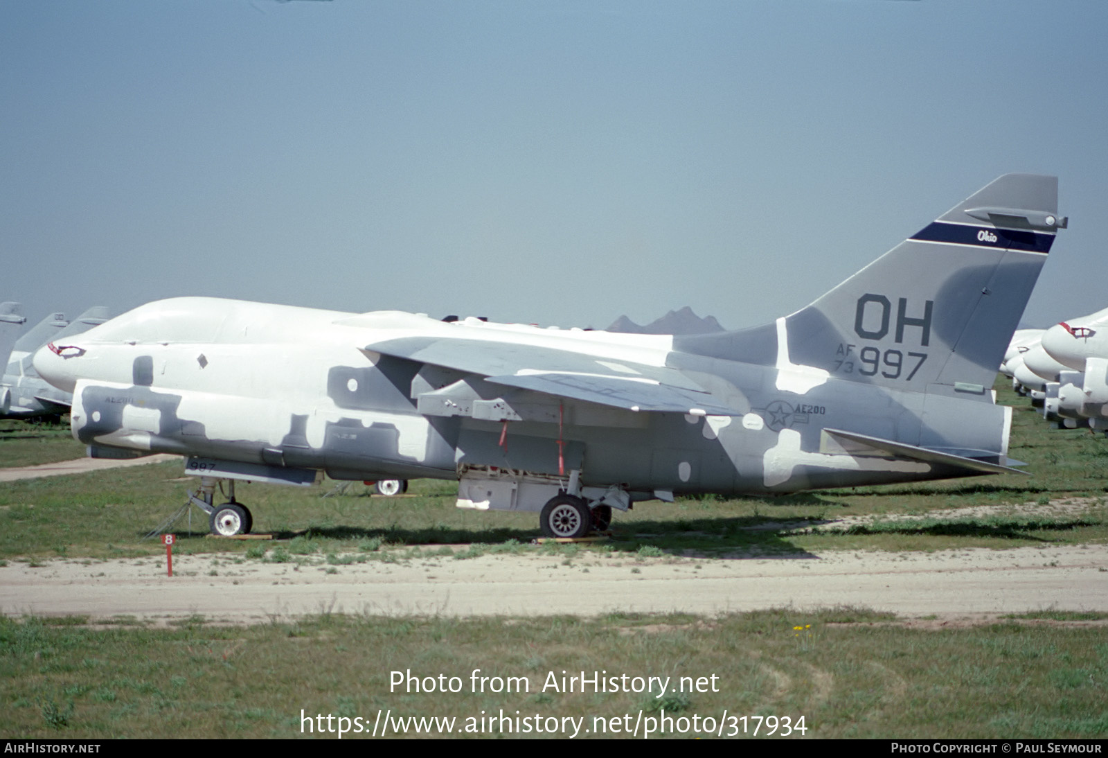 Aircraft Photo of 73-0997 / AF73-997 | LTV A-7D Corsair II | USA - Air Force | AirHistory.net #317934