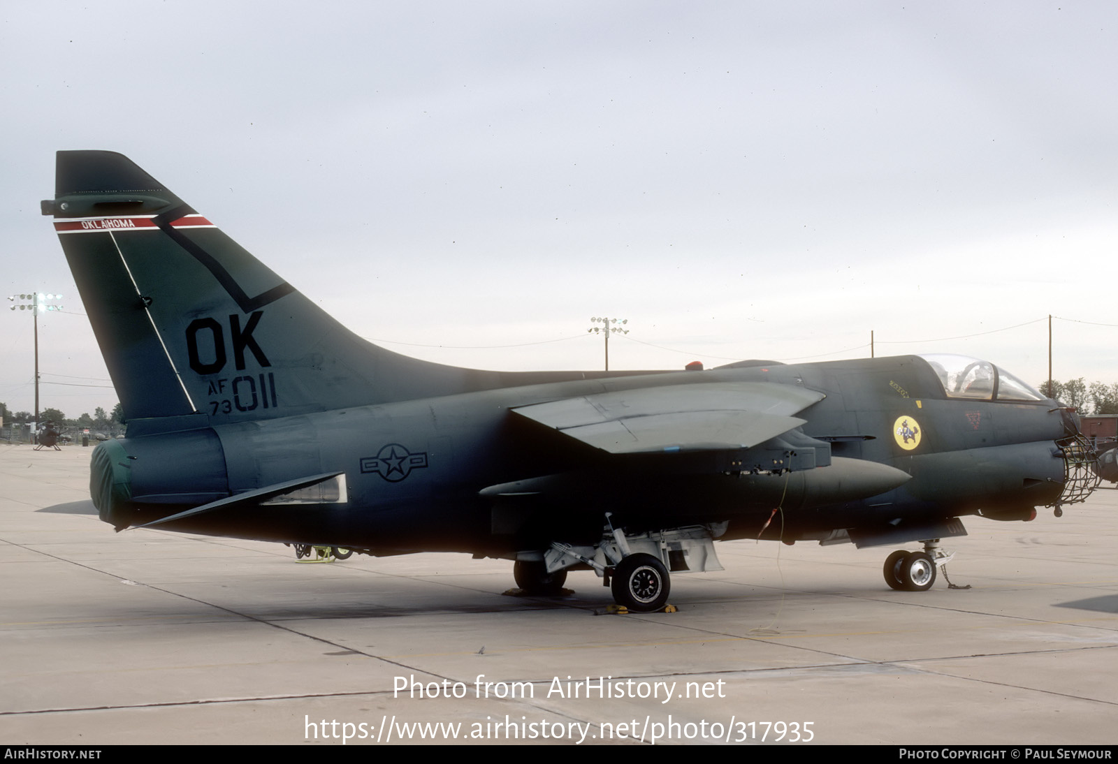 Aircraft Photo of 73-1011 / AF73-011 | LTV A-7D Corsair II | USA - Air Force | AirHistory.net #317935