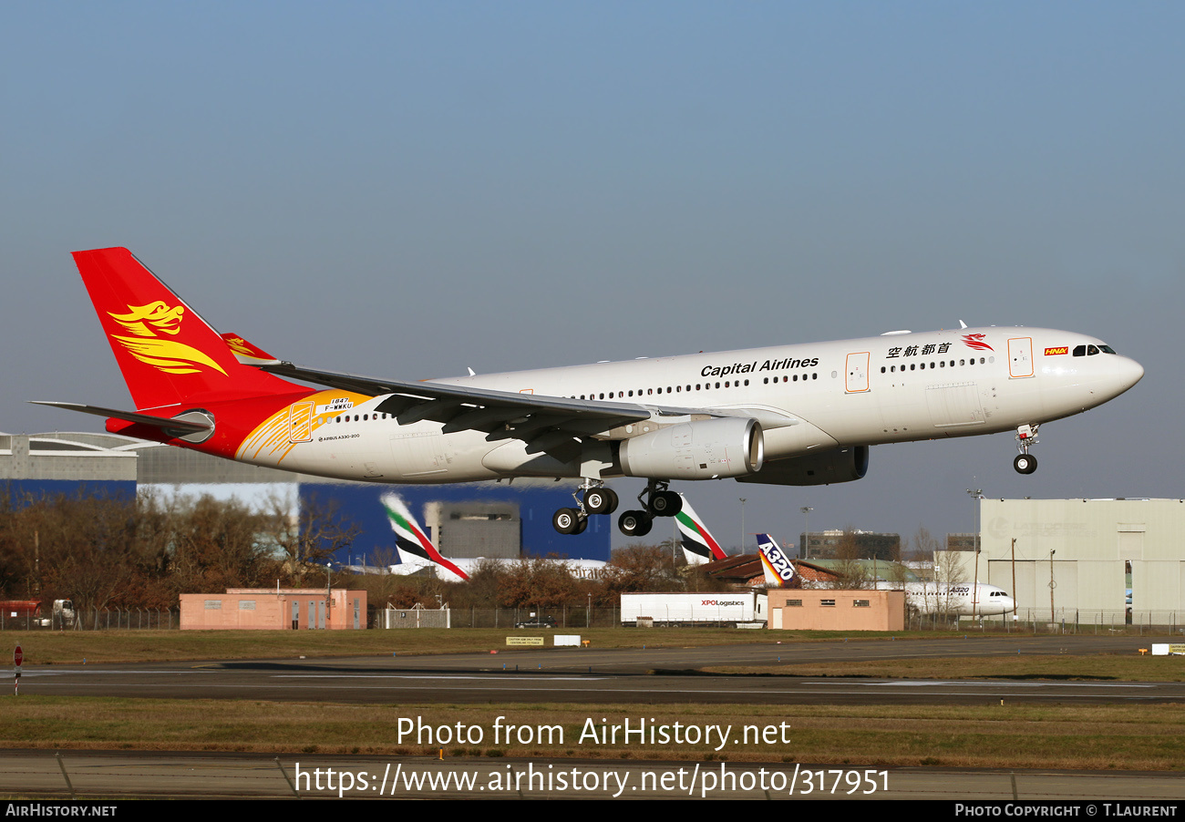 Aircraft Photo of F-WWKU | Airbus A330-243 | Capital Airlines | AirHistory.net #317951