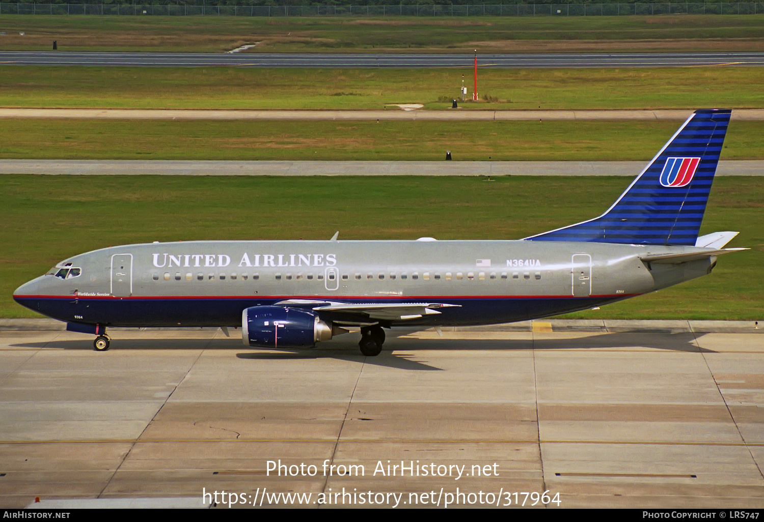 Aircraft Photo of N364UA | Boeing 737-322 | United Airlines | AirHistory.net #317964