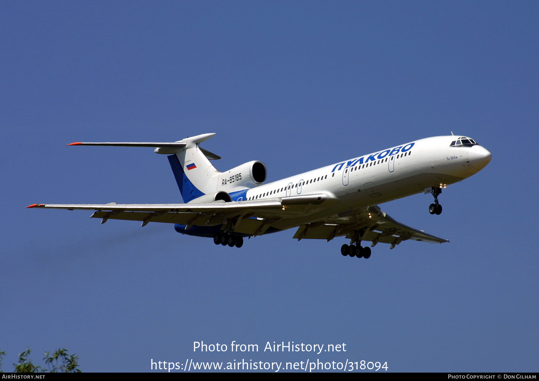 Aircraft Photo of RA-85185 | Tupolev Tu-154M | Pulkovo Airlines | AirHistory.net #318094