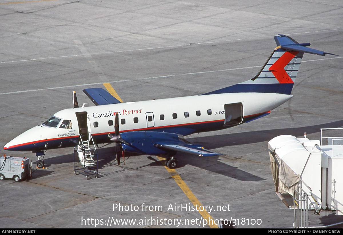 Aircraft Photo of C-FKOE | Embraer EMB-120 Brasilia | Canadian Partner | AirHistory.net #318100