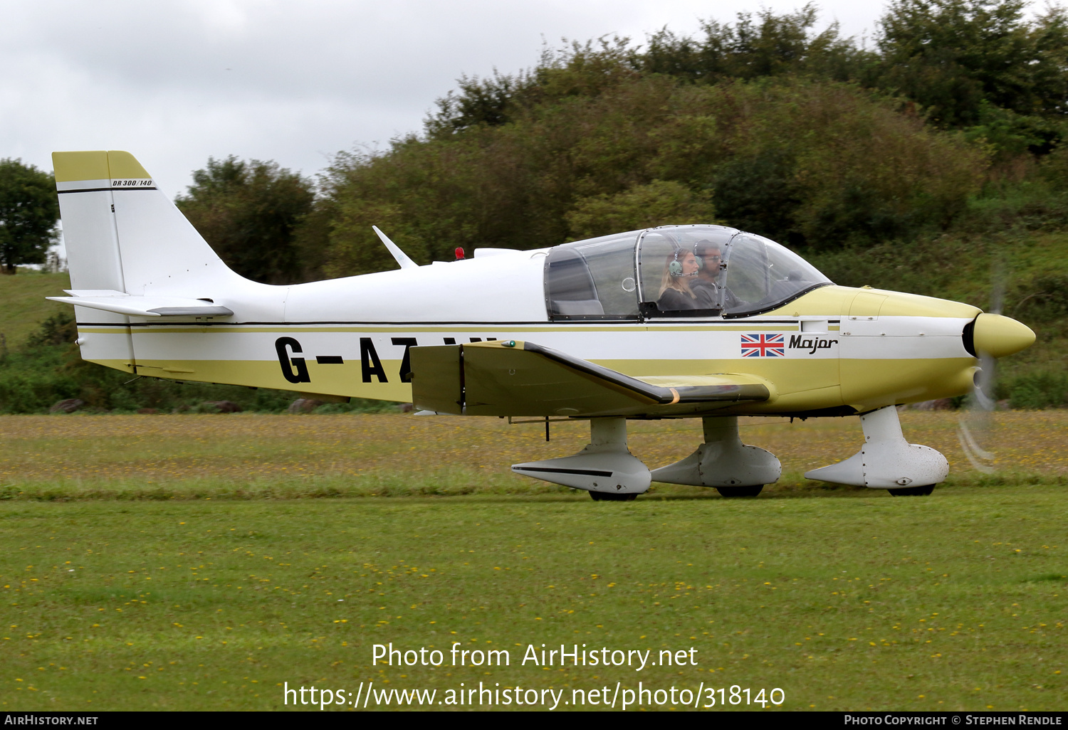 Aircraft Photo of G-AZJN | Robin DR-300-140 | AirHistory.net #318140