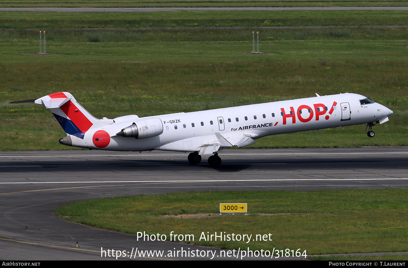 Aircraft Photo of F-GRZK | Bombardier CRJ-702 (CL-600-2C10) | Hop! | AirHistory.net #318164