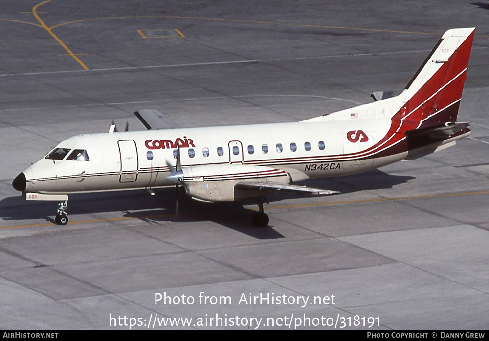 Aircraft Photo of N342CA | Saab 340A | Comair | AirHistory.net #318191