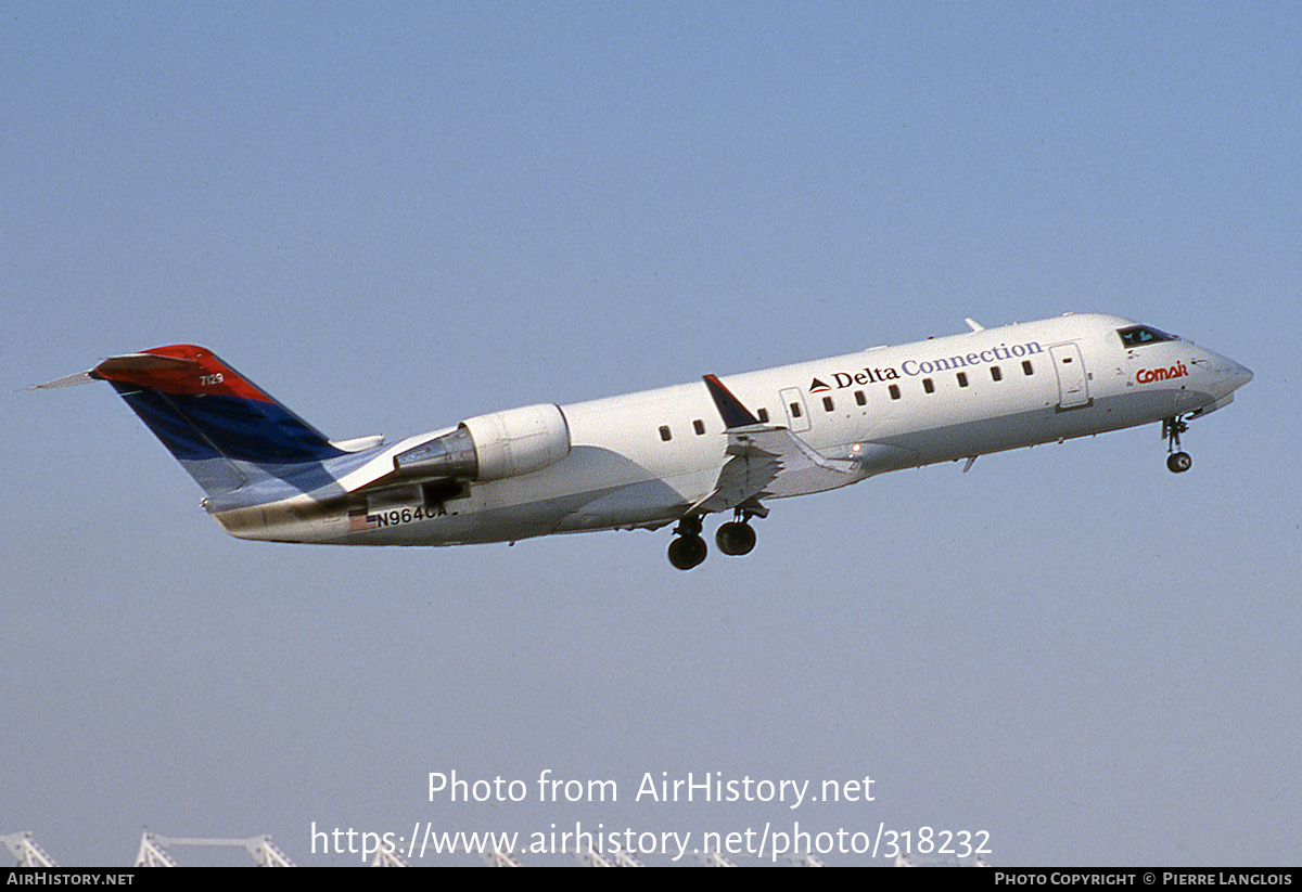 Aircraft Photo of N964CA | Canadair CRJ-100ER (CL-600-2B19) | Delta Connection | AirHistory.net #318232