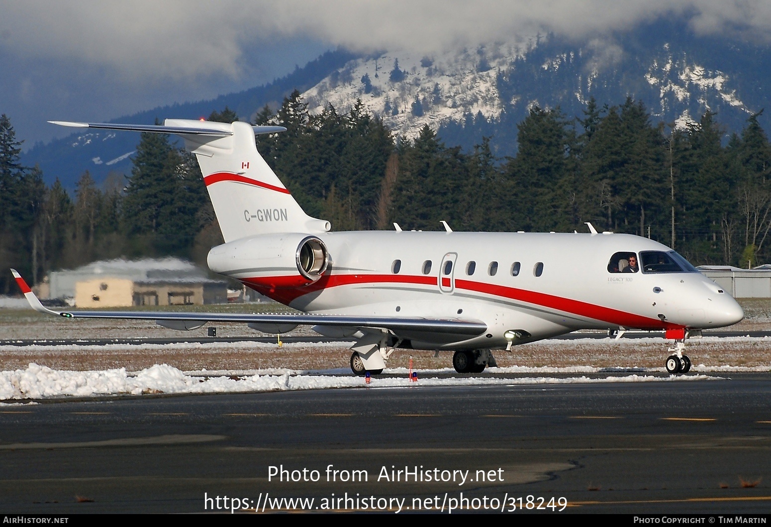 Aircraft Photo of C-GWON | Embraer EMB-550 Legacy 500 | AirHistory.net #318249