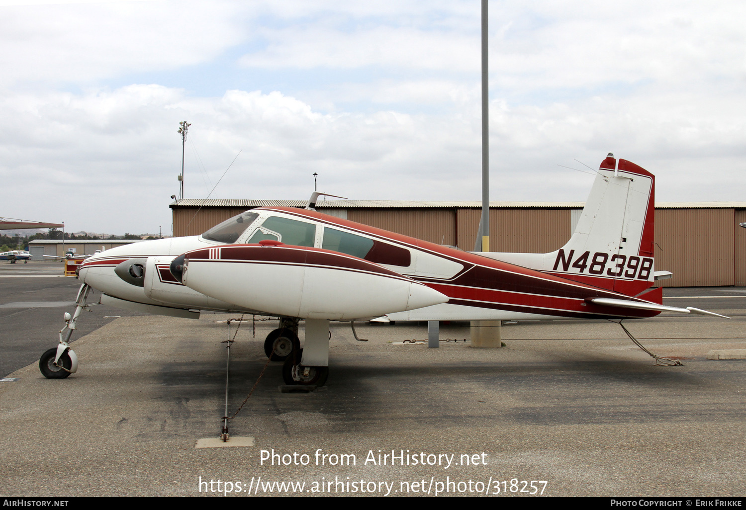 Aircraft Photo of N4839B | Cessna 310 | AirHistory.net #318257