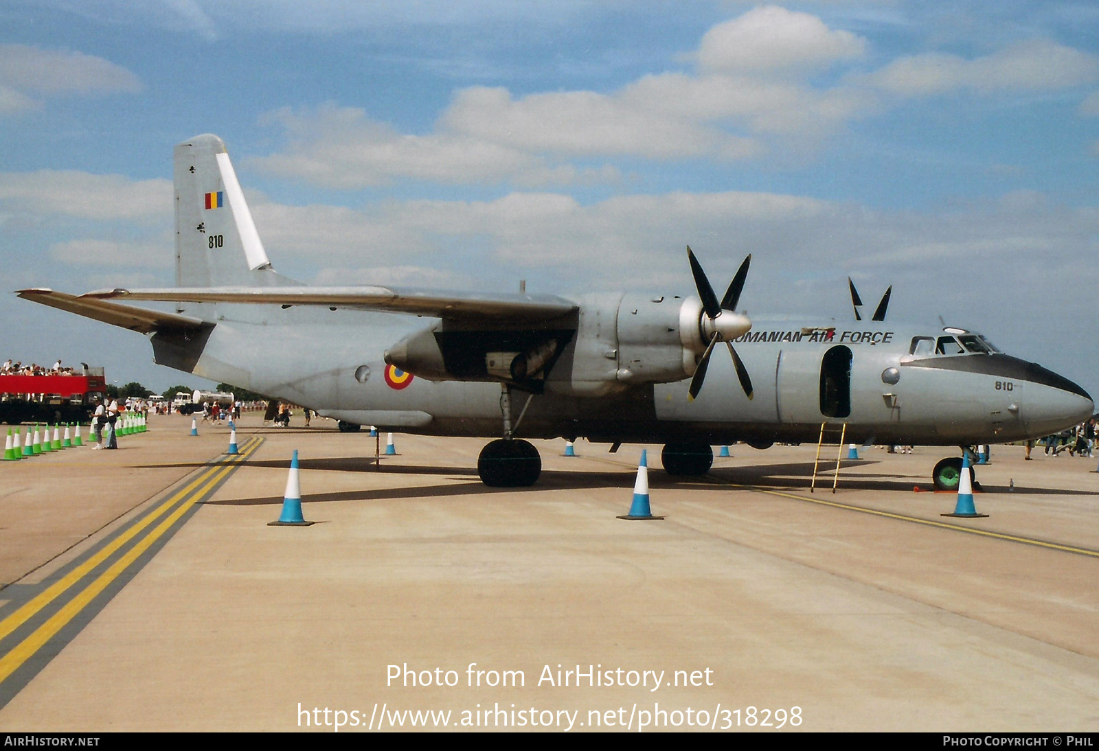 Aircraft Photo of 810 | Antonov An-26 | Romania - Air Force | AirHistory.net #318298