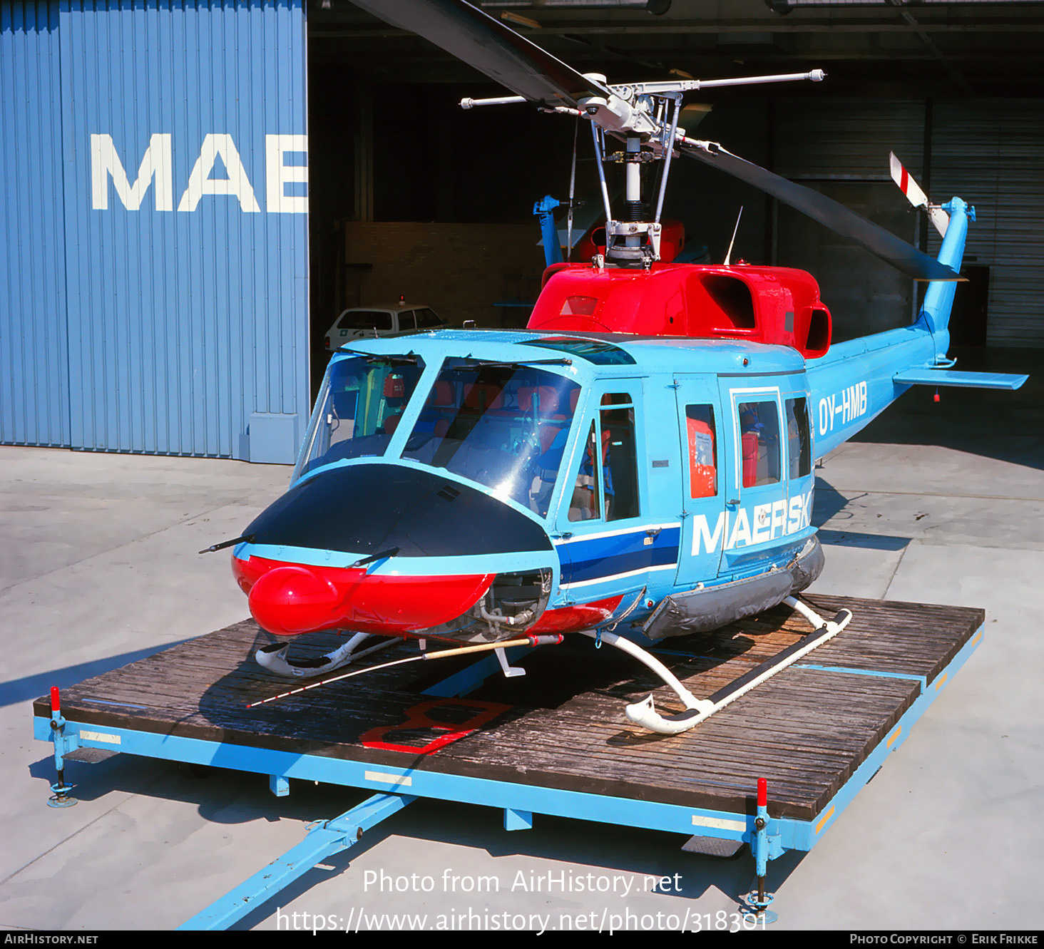 Aircraft Photo of OY-HMB | Bell 212 Twin Two-Twelve | Maersk Air | AirHistory.net #318301